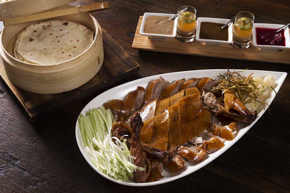 Platter of peking duck